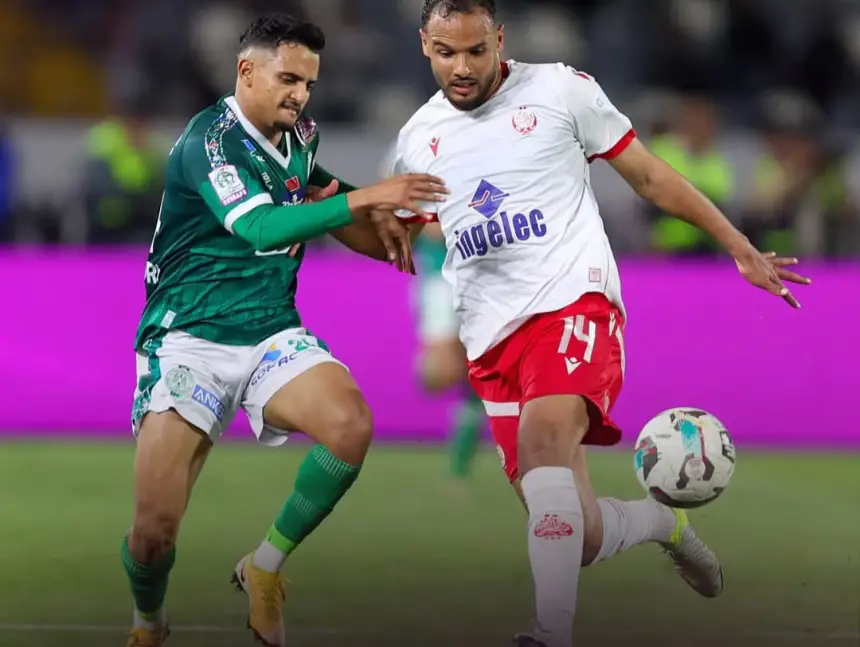 الديربي البيضاوي ينتهي بلا غالب ولا مغلوب